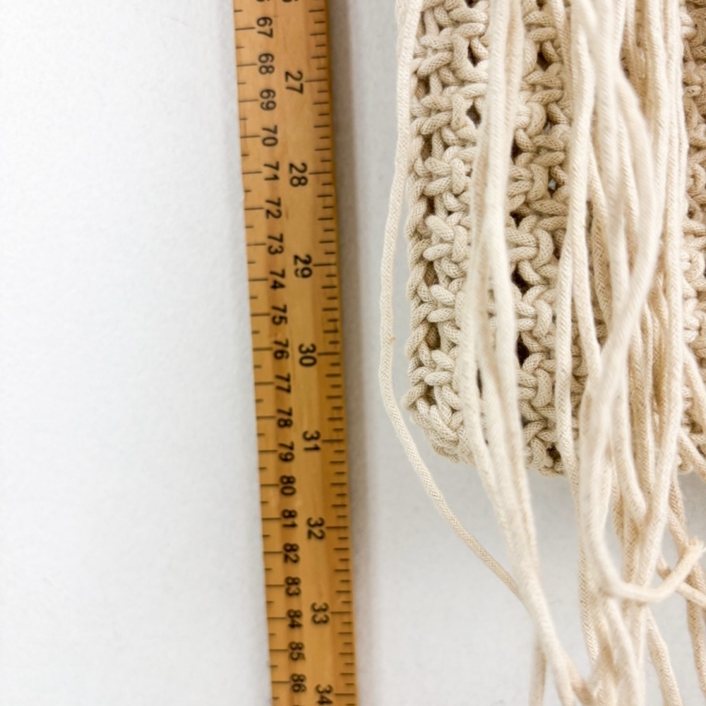 Macrame Woven Fringe Boho Crossbody bag - Picture 8 of 8
